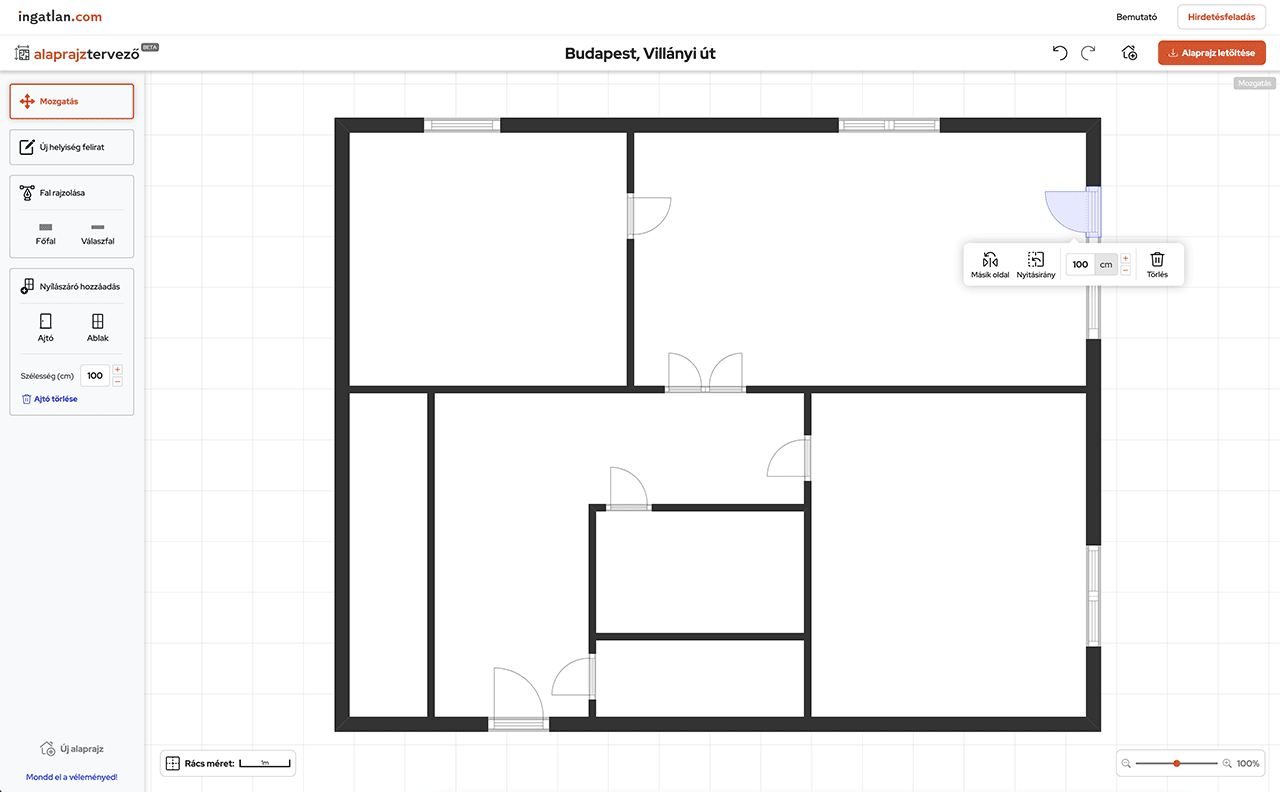 Nyílászárók elhelyezése